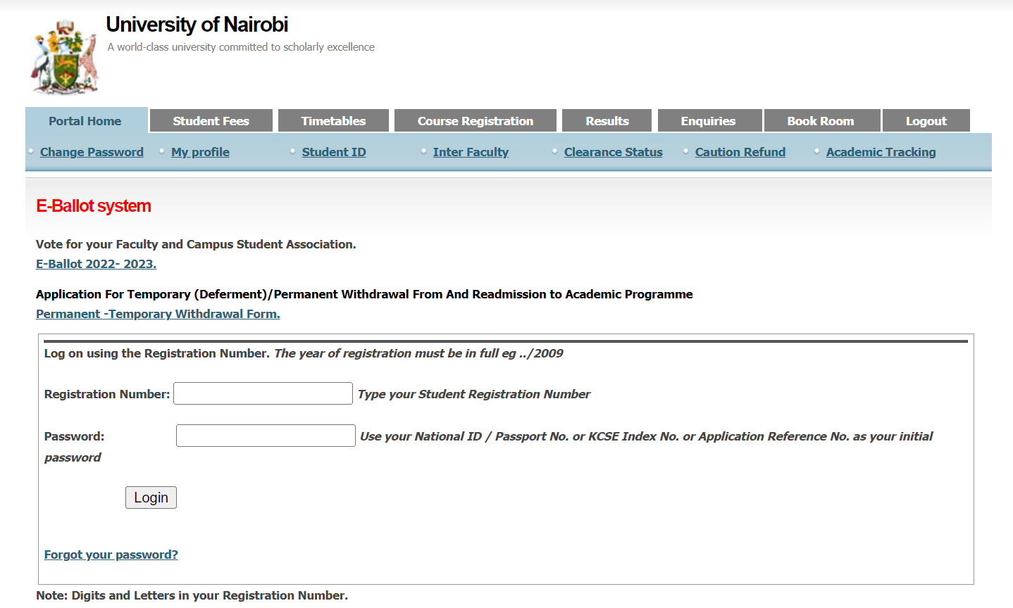 How to Login to the UON student portal