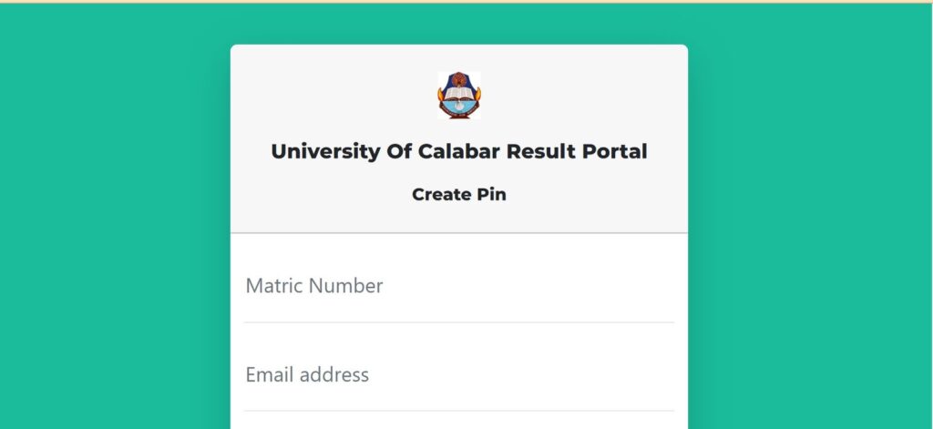 unical result pin