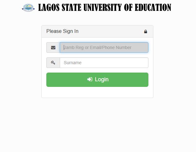 How To Check LASUED Admission List On School Portal